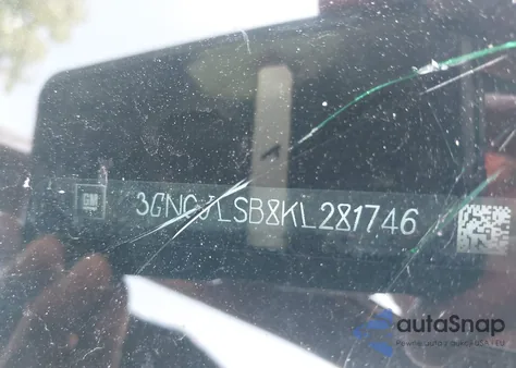 2019 Chevrolet Trax Lt z USA, uszkodzony, nr VIN 3GNCJLSB8KL281746